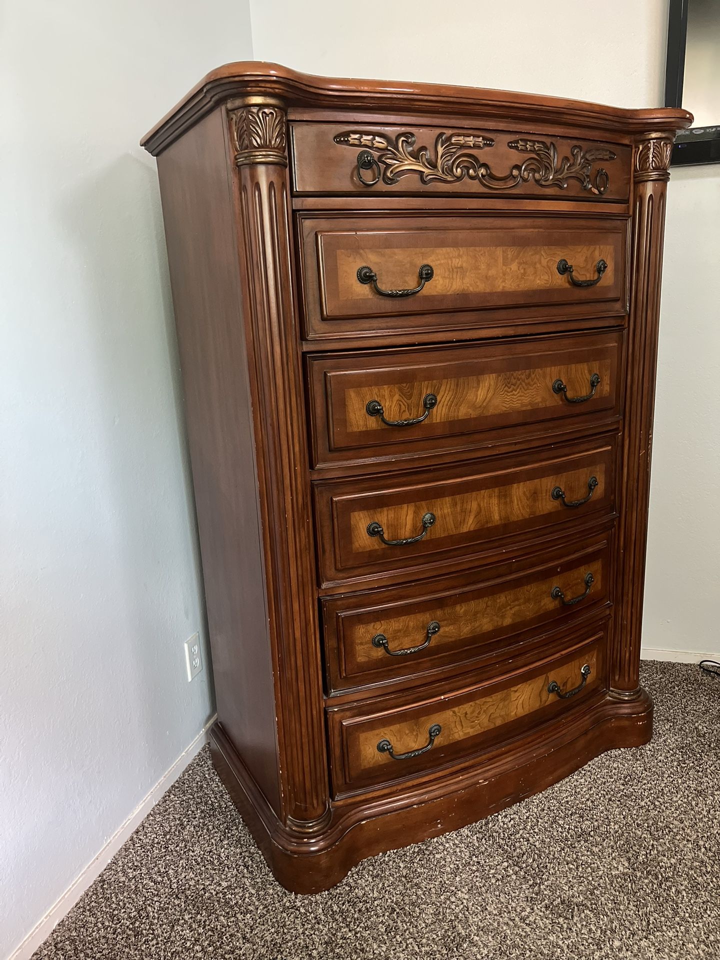 Tall Chest Dresser Drawers And Night Stand