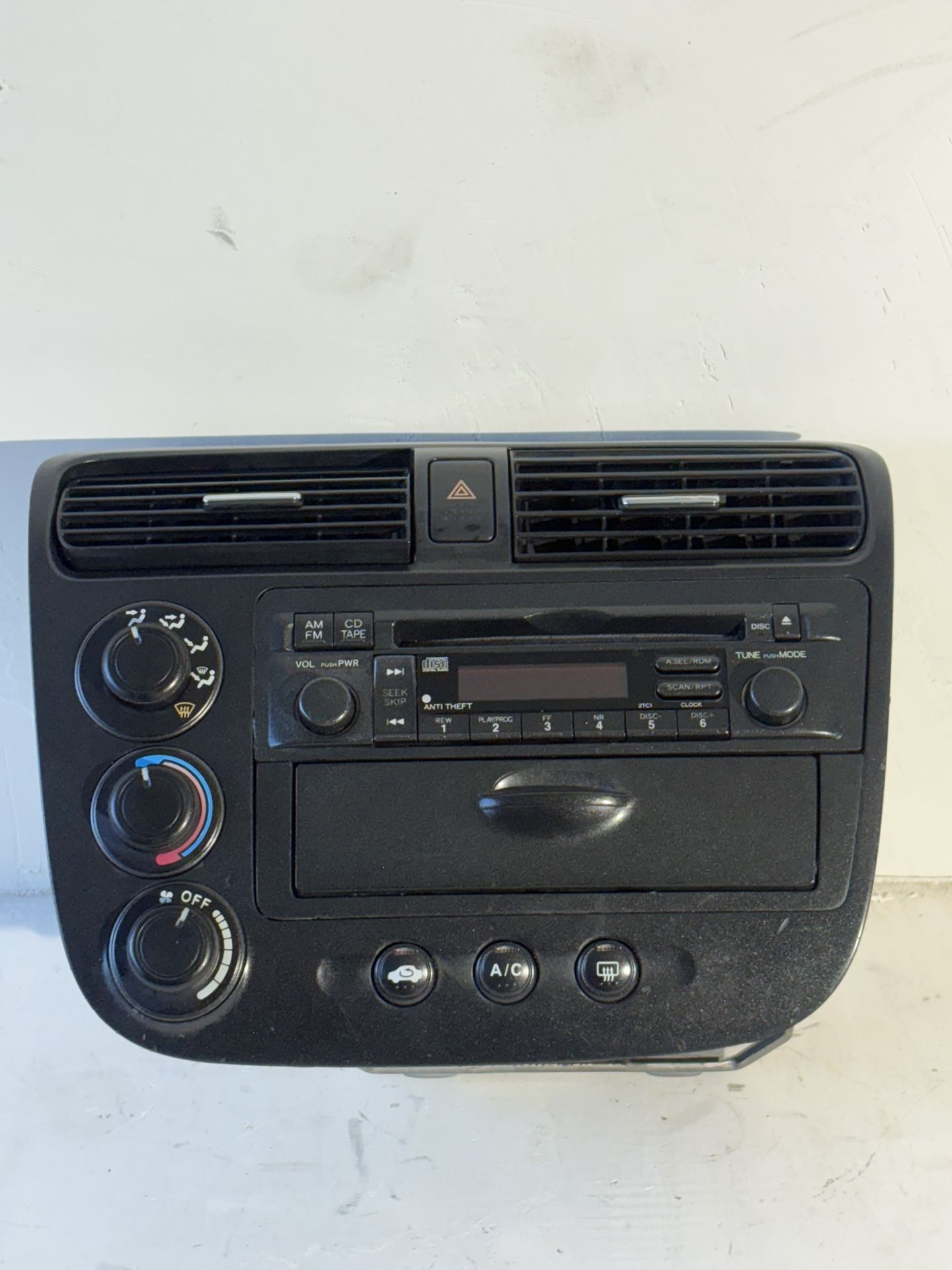 Honda Civic Bezel Stereo Ac Control