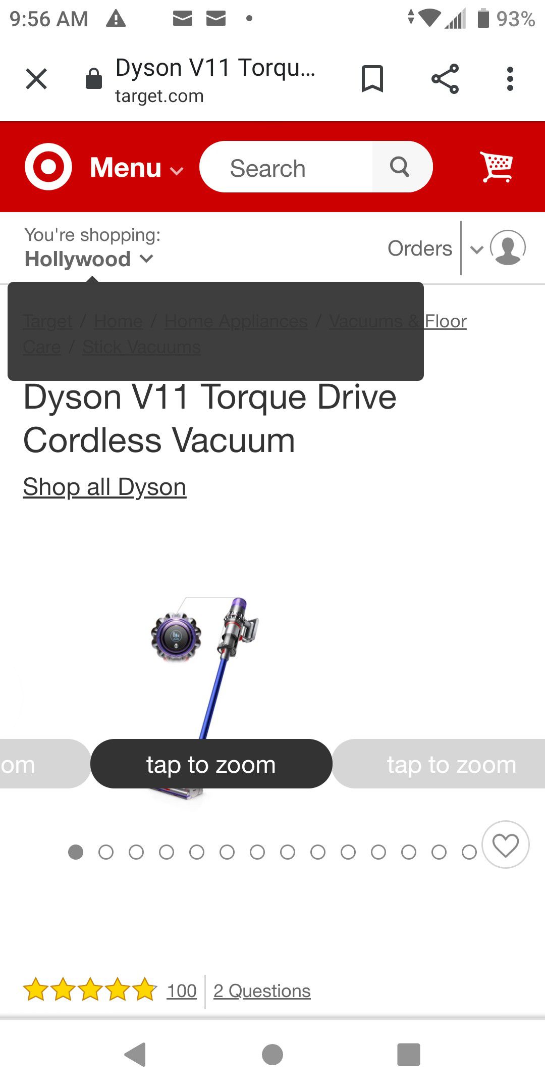 Dyson v 11 brand new in the box