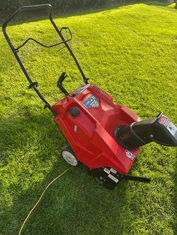 Troy bilt snow blower single stage