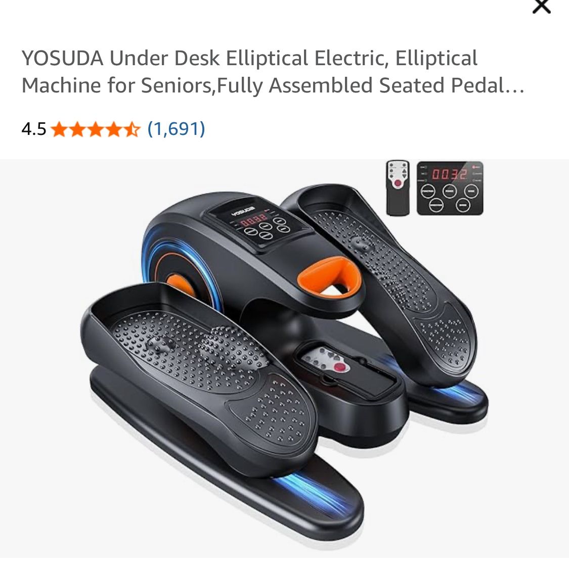Under Desk Elliptical