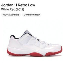 Jordan 11 Retro Low white red (2012) LIGHTLY USED Size 11