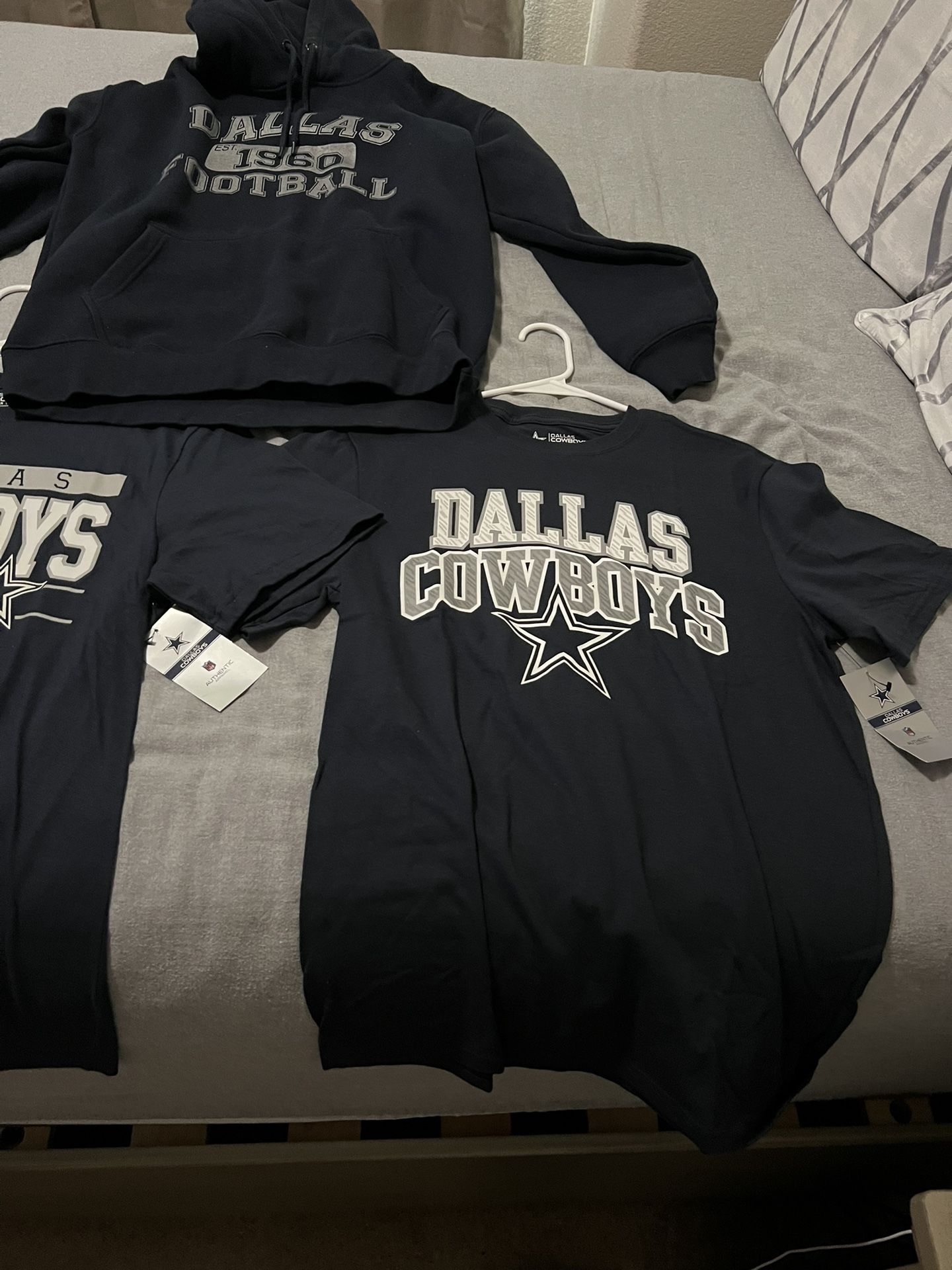 Mens Dallas Cowboys T Shirts Long Sleeve And Hoodie All Brand New With Tags Please Read Description