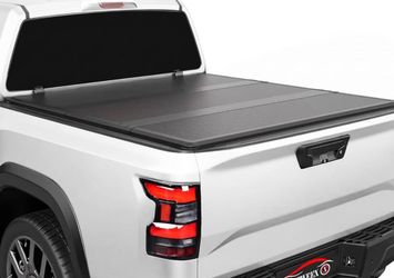Hard Tri-Fold Tonneau Cover Fit 2005-2026 Nissan Frontier 5FT Bed Hard Truck Bed Cover, Tonneau Cover,Waterproof, One-Handed Open,Anti-Theft Security,