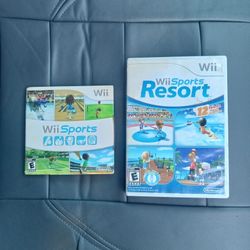 WII SPORTS and WII SPORTS RESORT Games For Nintendo WII