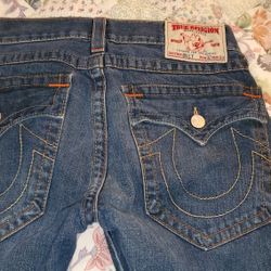 Like New True Religion Mens Billy Boot Cut Jeans Size 32/33