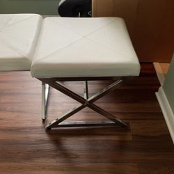 White Stools/ Chairs