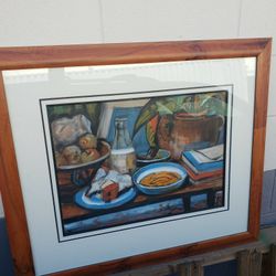 Still Life Wall Art, Signed, In A Beautiful Frame