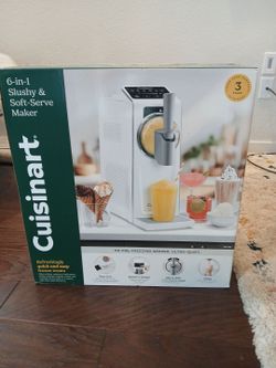 Cuisinart 6 in 1 slushie and soft serve maker