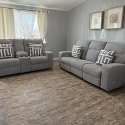 Sofa and Loveseat Set