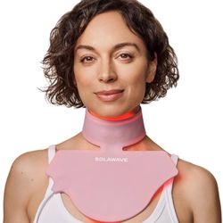 Solawave Red Light Therapy Mask for Neck and Chest | Red Light and Near-Infrared Light Device for Décolleté | Rejuvenates Skin, Smoothes the Appearanc