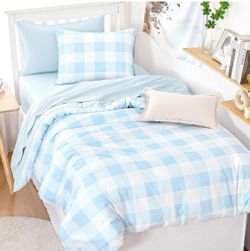 3pcs Check Checkered Twin/ Twin XL