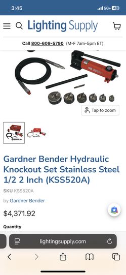 GB Electric Knock Out Punches