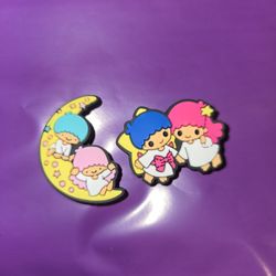 Twin Stars Croc Jibbitz 