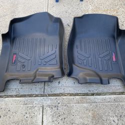 Rough Country lazar fit floor mats for 2007-2013 Chevy Silverado, Like new