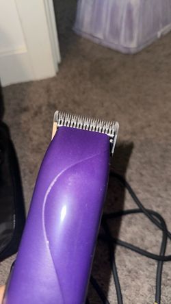 Purple Corded Hair Clippers