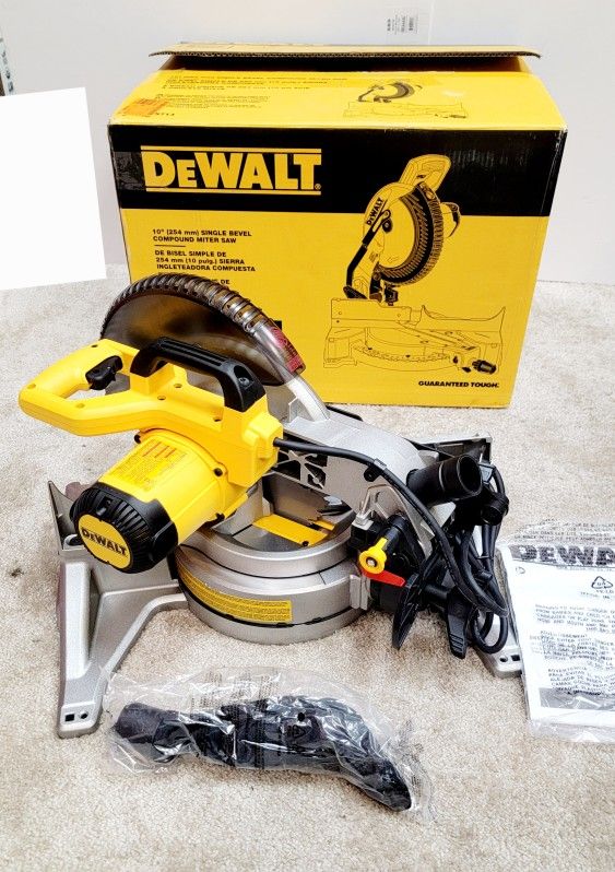 15 Amp Corded 10 in. Compound Single Bevel Miter Saw