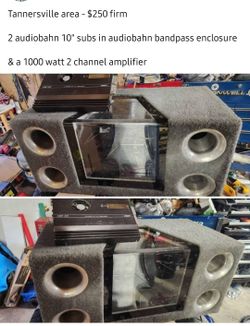 Subs And Amp Car Audio