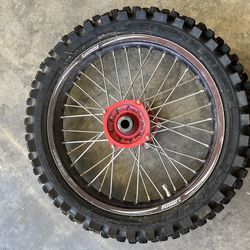 Honda dirt bike rear wheel