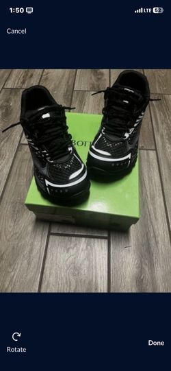 Bottega Veneta Orbit Sneakers Black/Grey, Size 8.5 US (42 EU)