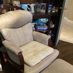 Rocking Lazy-Boy Chair & Ottoman