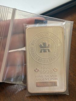 10 oz Royal Canadian silver bar
