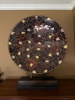 Large Vintage Plate Display