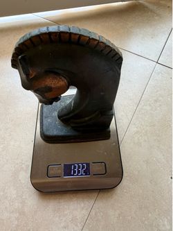 Vintage Trophy Craft Art Deco Trojan Horse  bookend