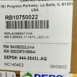 Fog Light Assembly For BMW 5 Series 