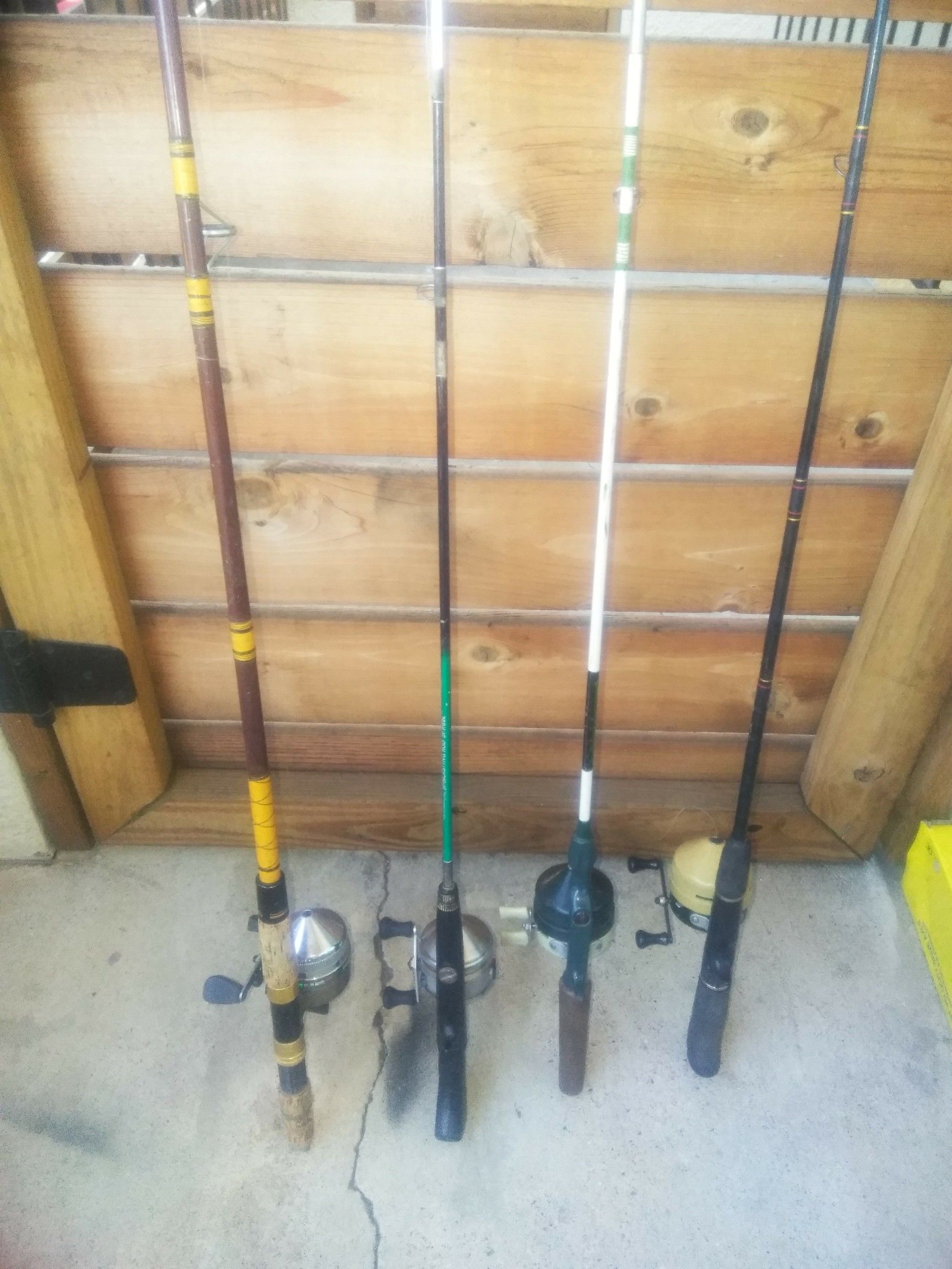 Fishing Rods and Reels $15 Each