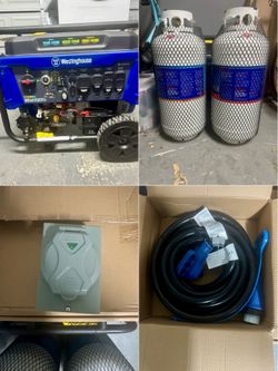 Westinghouse 14,500 Tri Fuel Generator Whole House Bundle