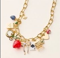 NWT Kate Spade Chunky Charm Statement Necklace