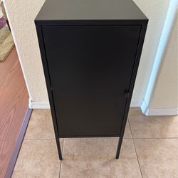 Black Metal Storage Cabinet