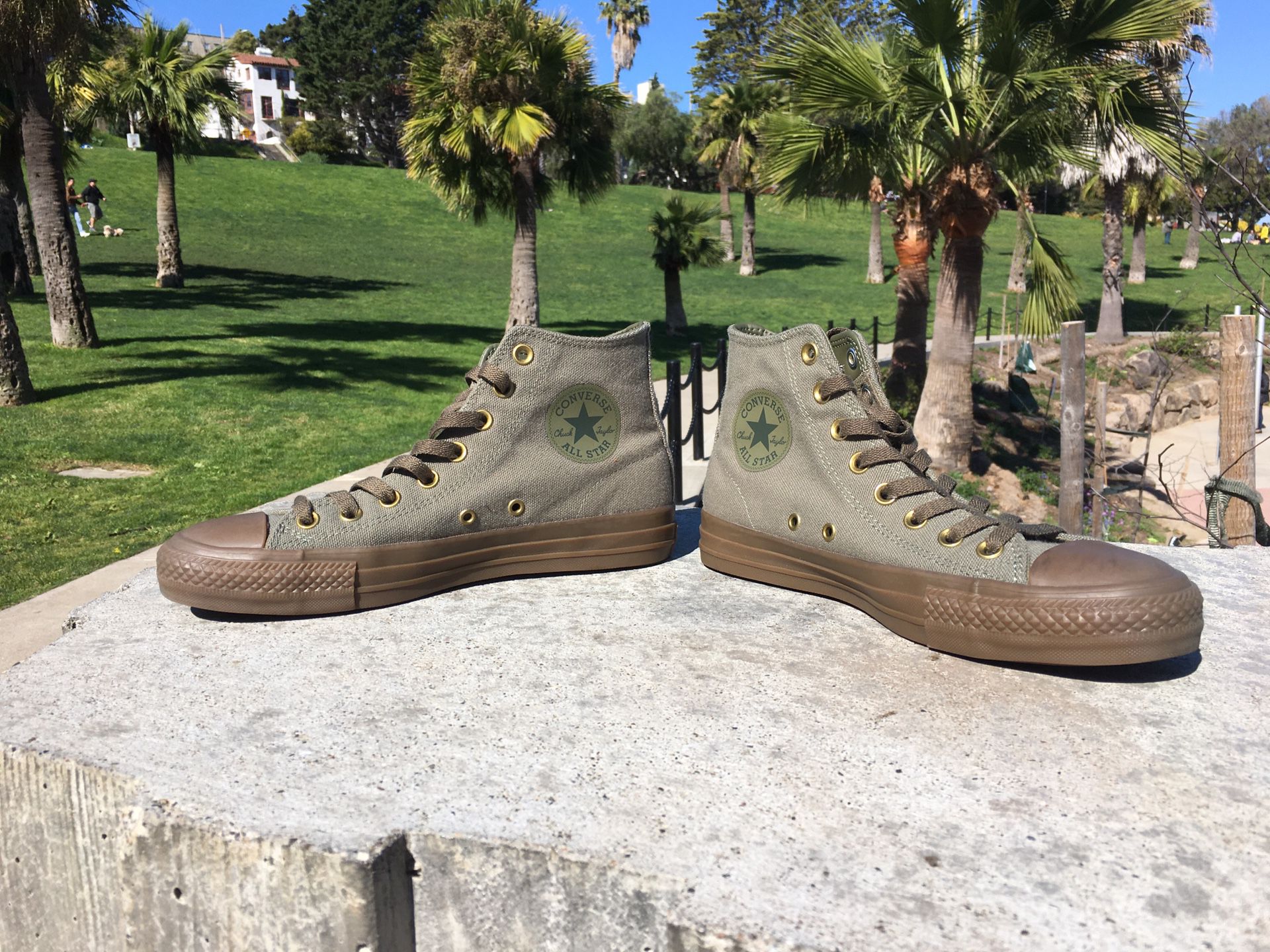 Intacto habilitar Mirar fijamente Converse X Kevin Rodrigues CTAS Pro Hi Canvas 161076C Medium Olive Skate  Shoes Size 7 Brand new without box for Sale in Riverside, CA - OfferUp