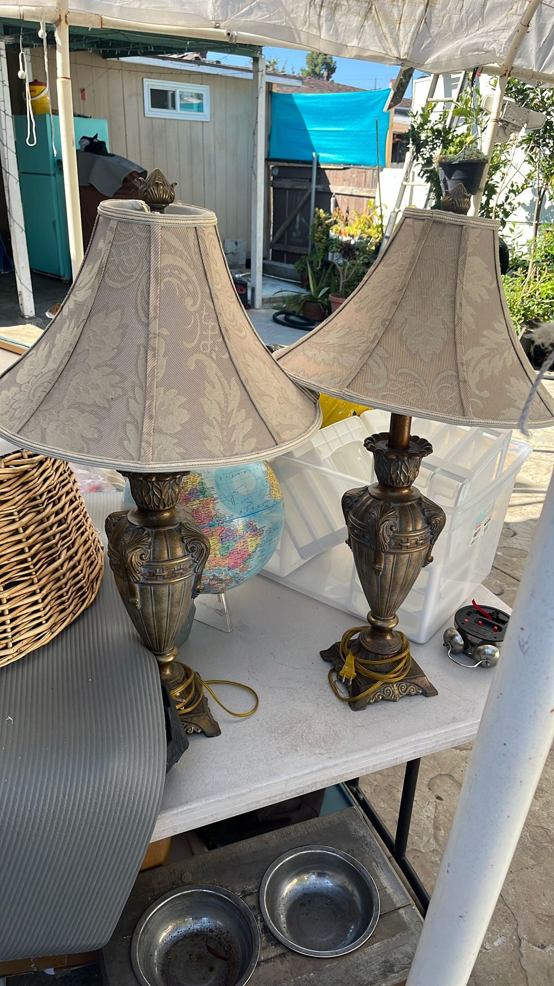 Set De Lamparas  Por $10 Excelente Condición