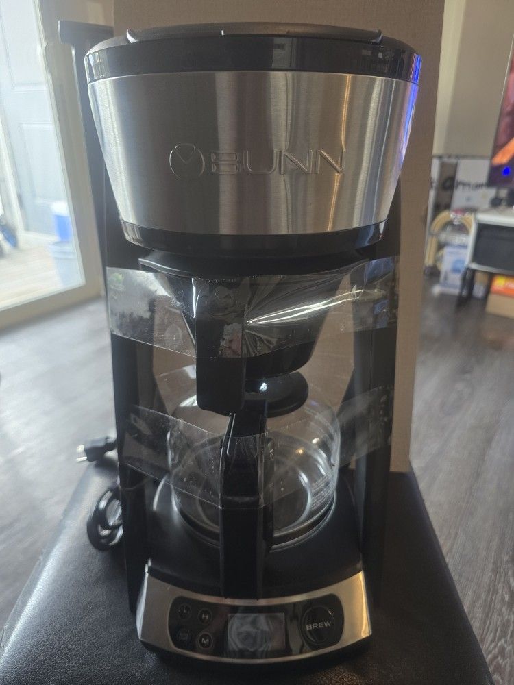 BUNN HB Heat N Brew Programmable Coffee Maker, 10 cup, TESTED WORK