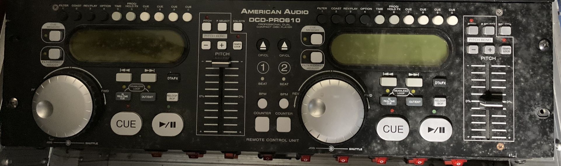 AMERICAN AUDIO DCD - PRO610 ~ DJ RACK SYSTEM EQUIPMENT ~ DJ Dual CD player