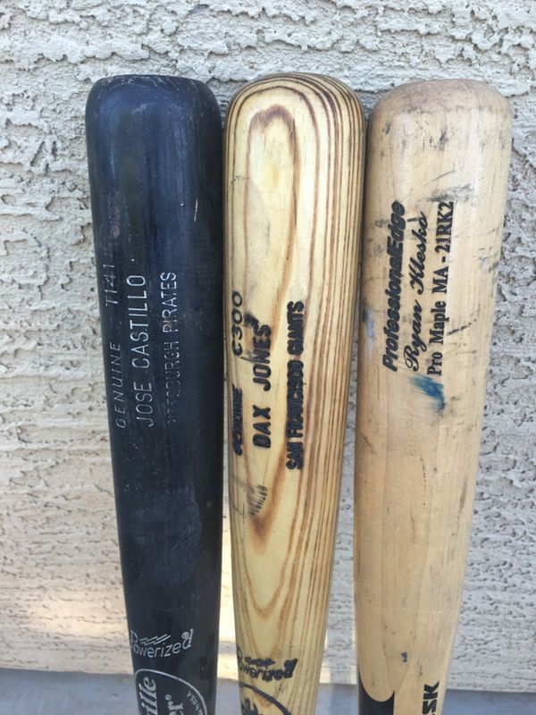 Game used MLB bats