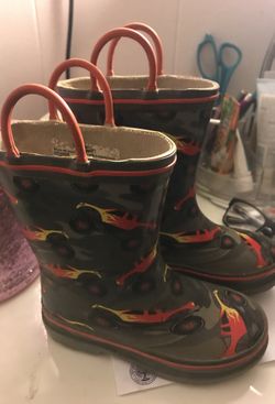 Toddler boys rain boots