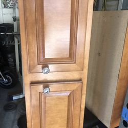 2 Large Kitchen Cabinets 