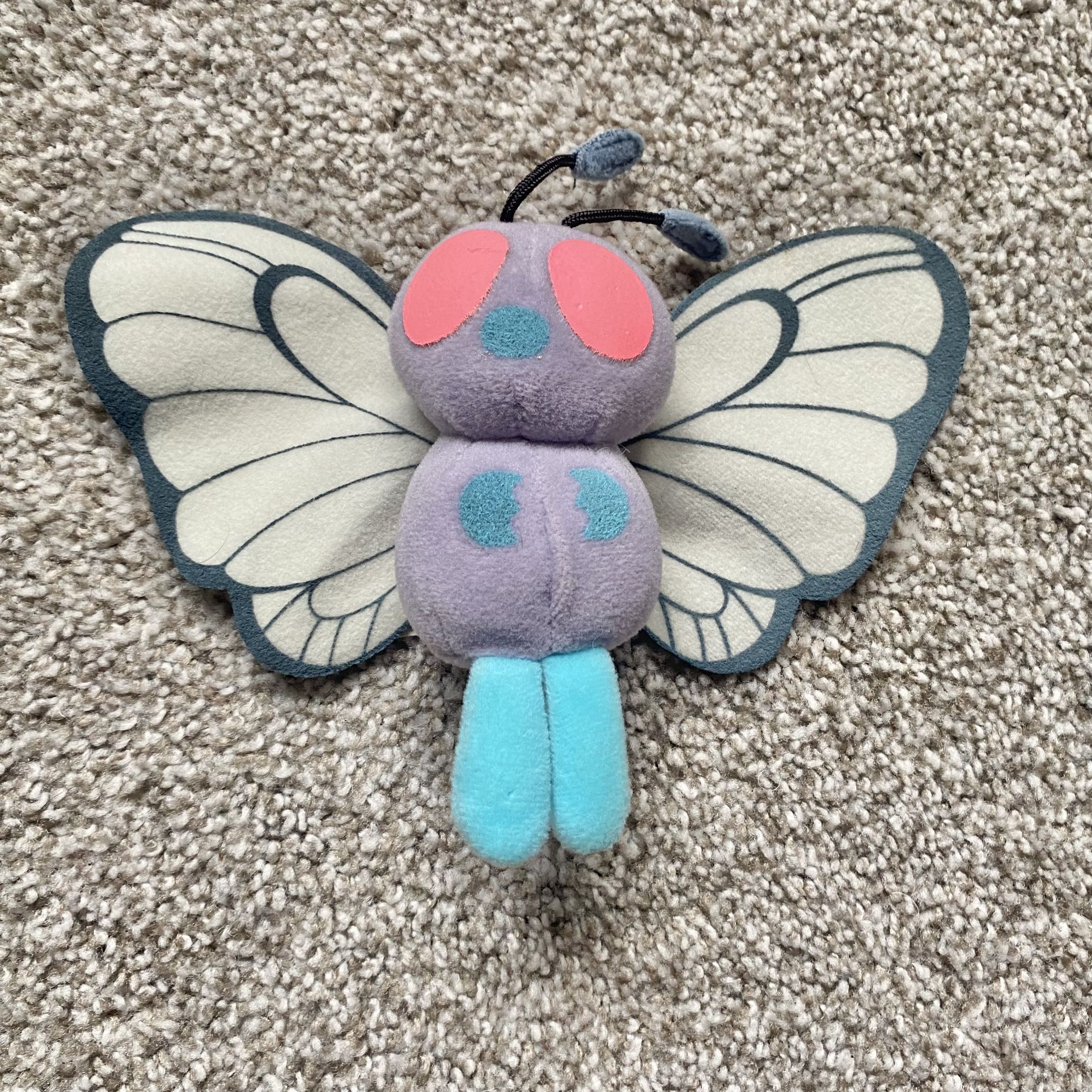 Pokémon #12 Butterfree Plushy w/ Tush Tag 1998 Nintendo
