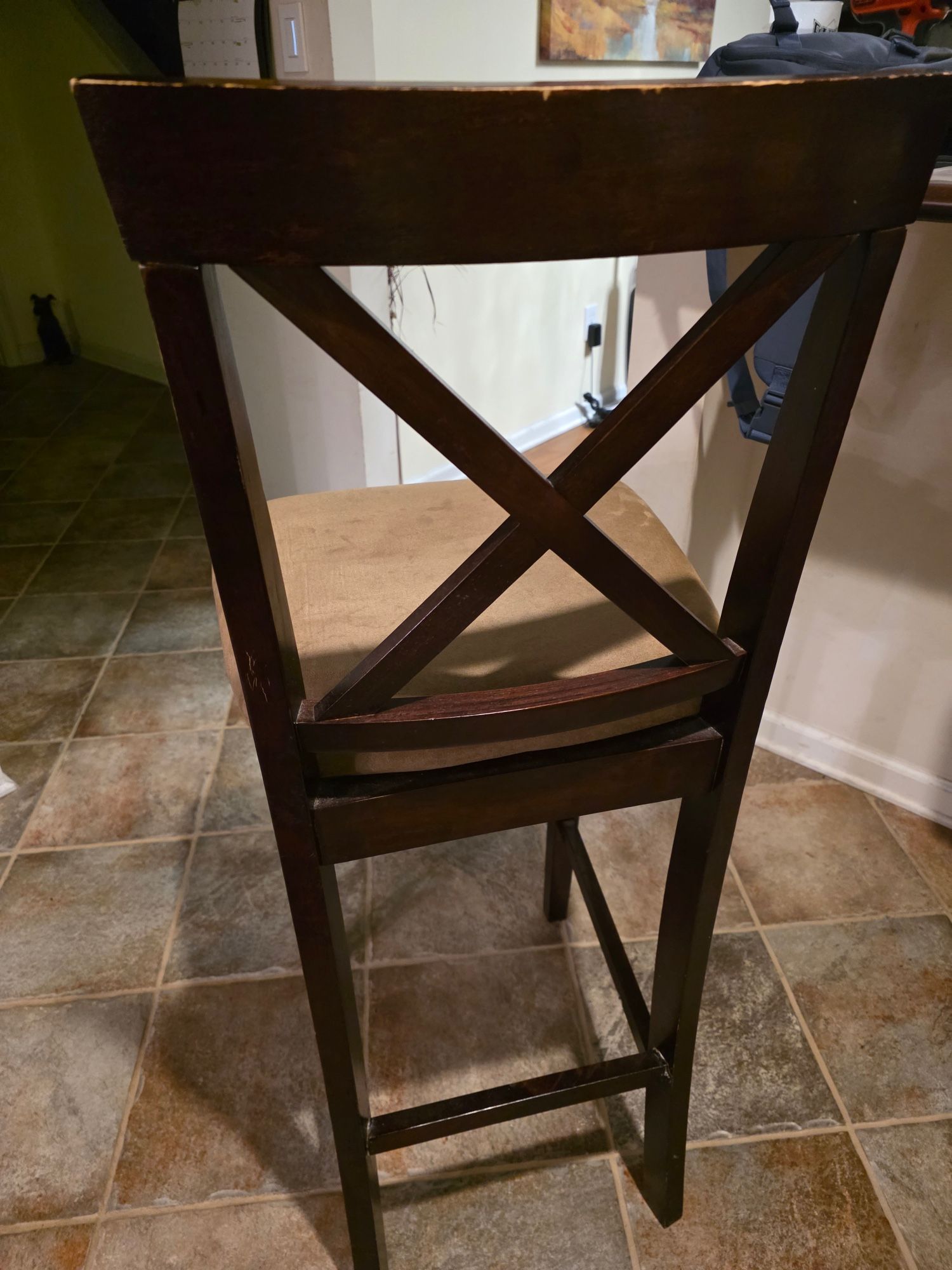 (2) Bar Height Bar Stools $45 Total