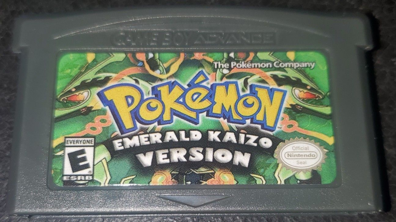 Pokemon Emerald Kaizo GBA ROM Hack Video Game Custom Gameboy Advance