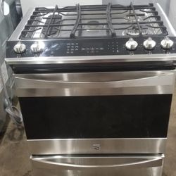 Kenmore Elite 4.5 Cu.Ft Slide In Gas Range Stainless Steel