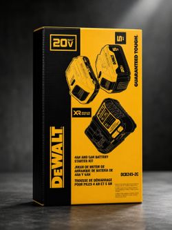 DeWalt 20v Batteries 2-pack with charger