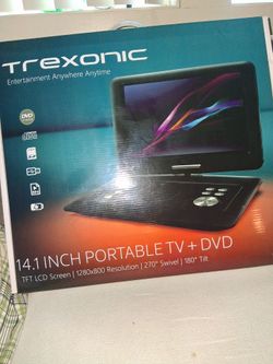 Trexonic portable tv@ DVD player