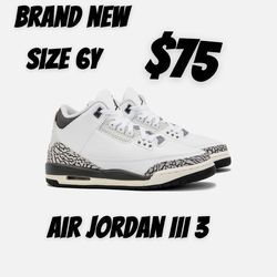 Nike Air Jordan 3 III Retro Brand New Size 6Y