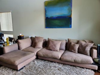 "Camerich" Italian inspired deep seated sectional