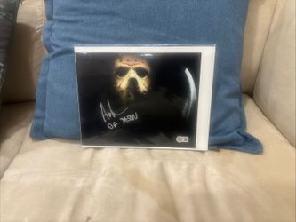 Friday The 13th's "Jason" photo signed/by Ari Lehman, the original Jason