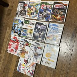 13 Nintendo Wii Games 